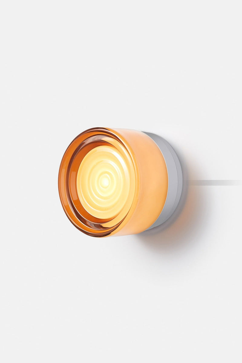 Ripple Corded - Natural Anodized - RBW Lighting - White Interior - 2700K (warm white) - Corded Plug - in (Back) / 120V Input - HORNE