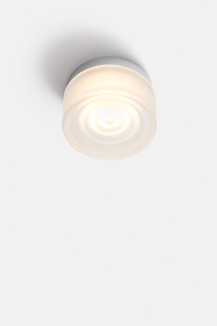 Ripple Flush Mount - RBW Lighting - Frosted - Natural Anodized - 2700K (warm white) - HORNE