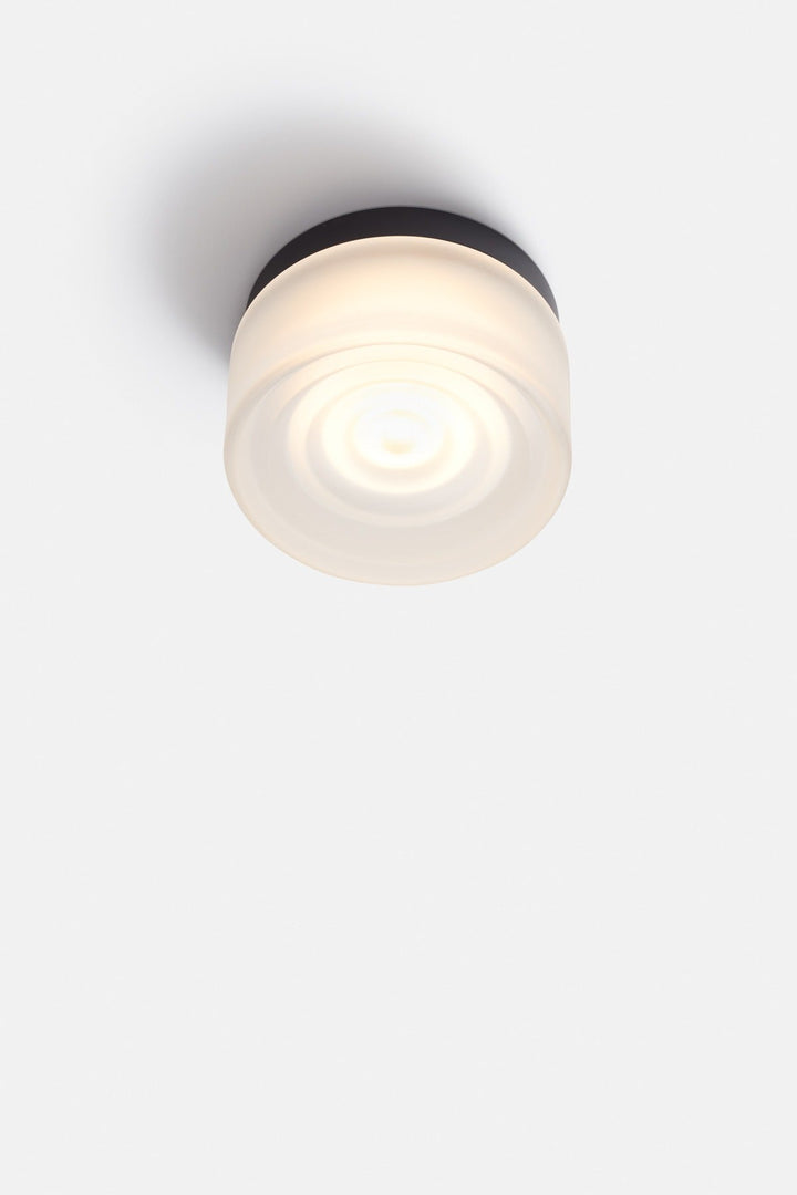 Ripple Flush Mount - RBW Lighting - Frosted - Black Anodized - 2700K (warm white) - HORNE