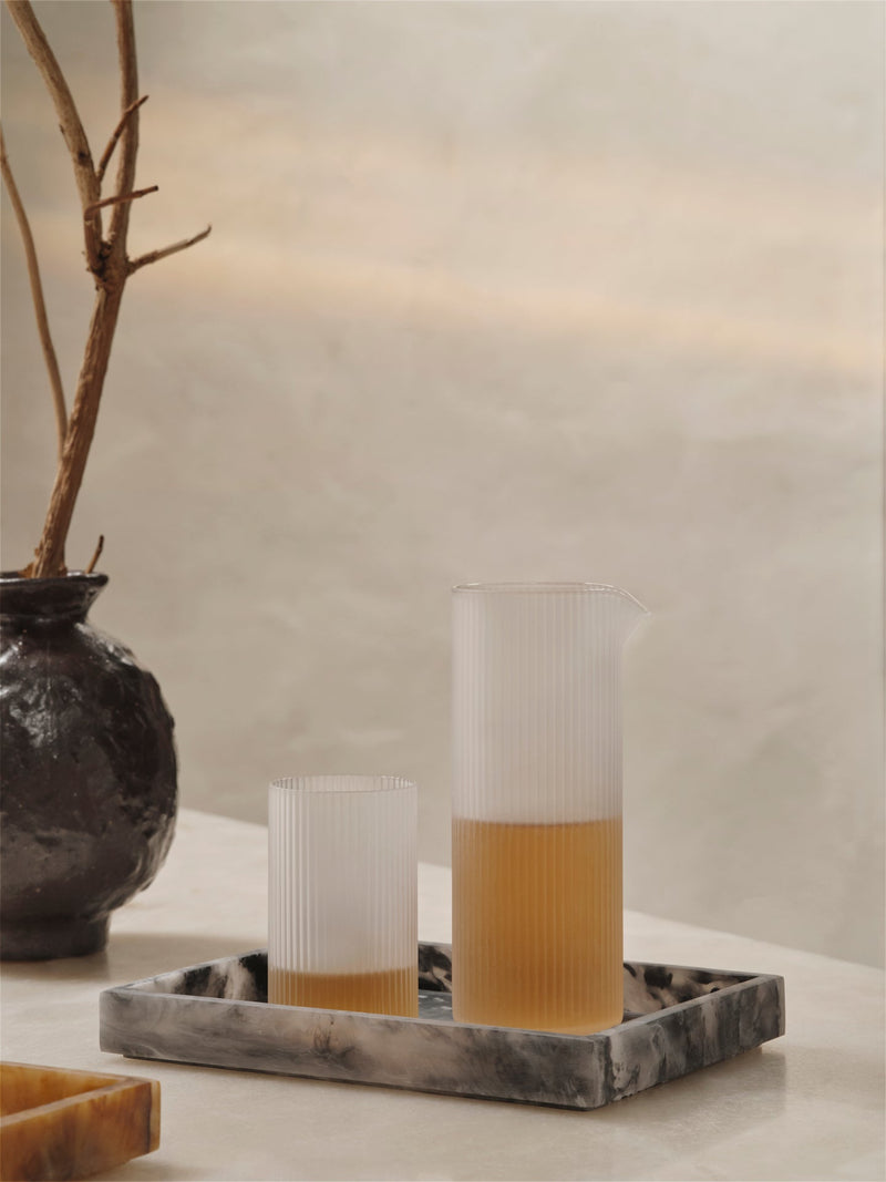 Ripple Milk Jug - Ferm Living - Coffee + Tea - Clear - HORNE