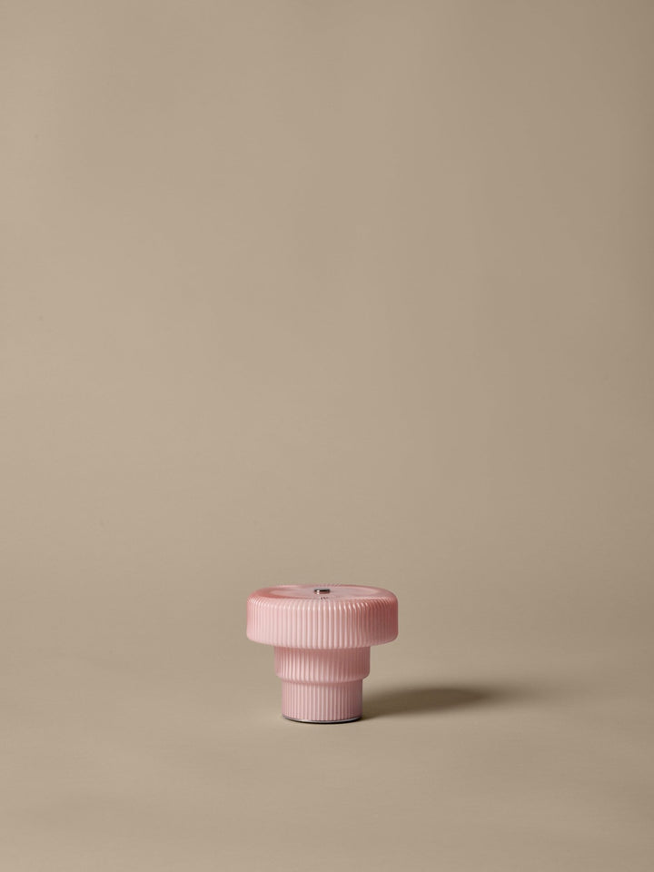 Ripple Portable Lamp - H10 - Ferm Living Table + Task - Pale Rose - HORNE