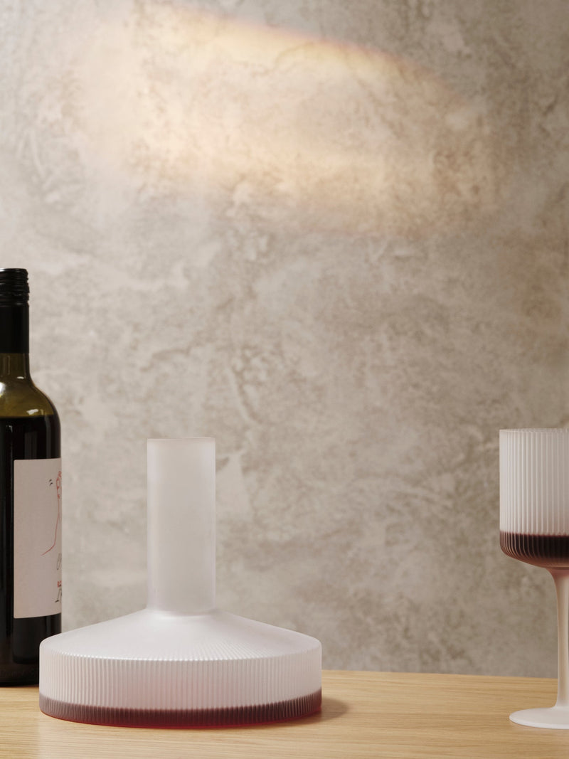 Ripple Wine Carafe - Ferm Living - Carafes + Pitchers - Clear - HORNE