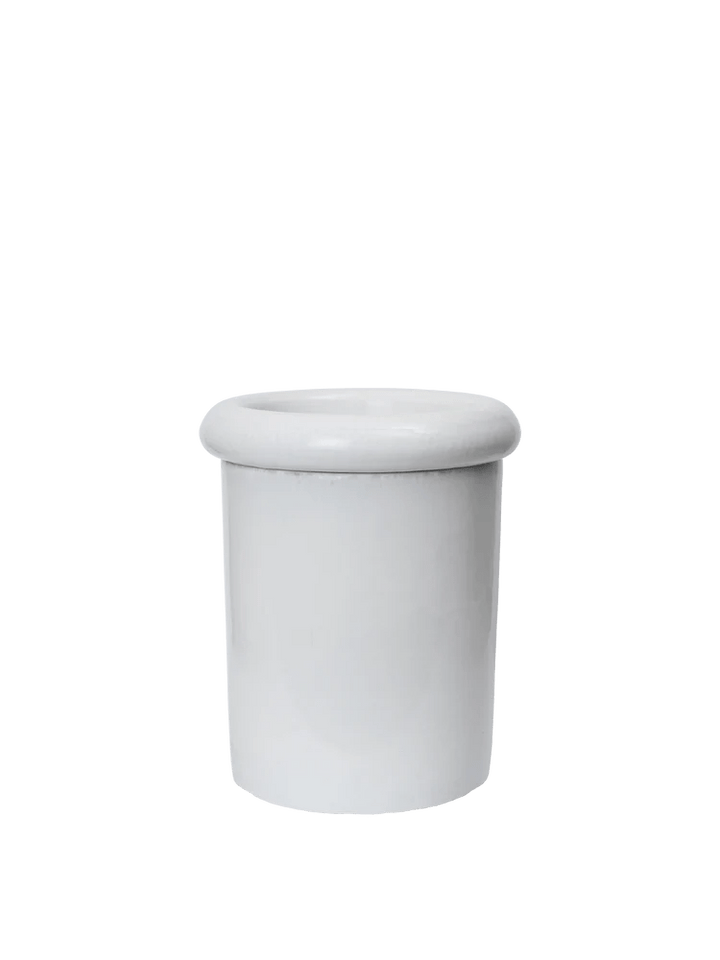 Rollo Pot - Ferm Living Planters - Small - White - HORNE