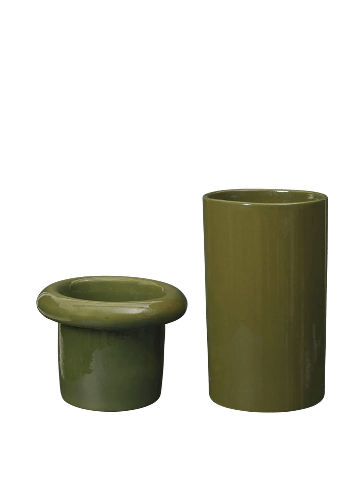 Rollo Pot - Ferm Living Planters - Large - White - HORNE