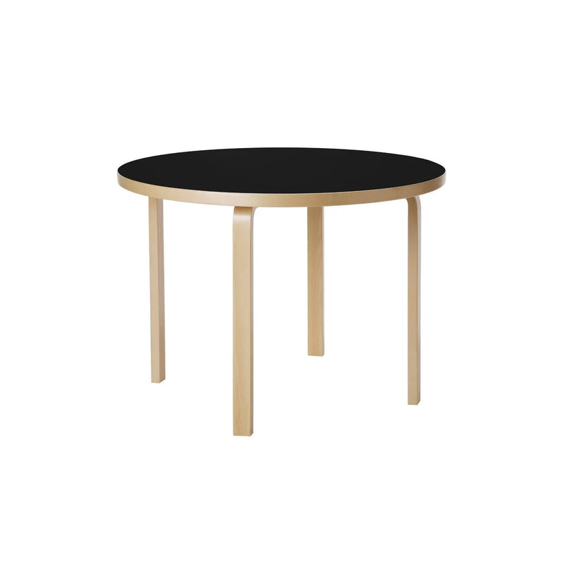 Round Table 91 by Alvar Aalto - Artek Tables + Desks - White Laminate Top - HORNE