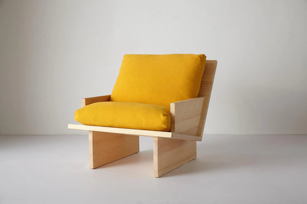 Rugosa Chair - Kalon Studios Chairs - Sugar Pine - Apricot - HORNE