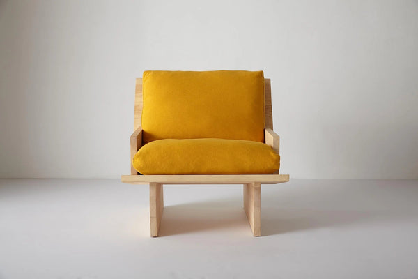 Rugosa Chair - Kalon Studios Chairs - Sugar Pine - Apricot - HORNE