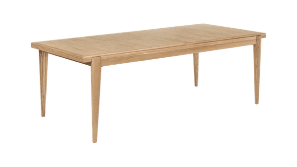 S-Table Dining Table - Rectangular Extendable - Gubi Tables - Oak Matt Lacquered - Oak Matt Lacquered - HORNE