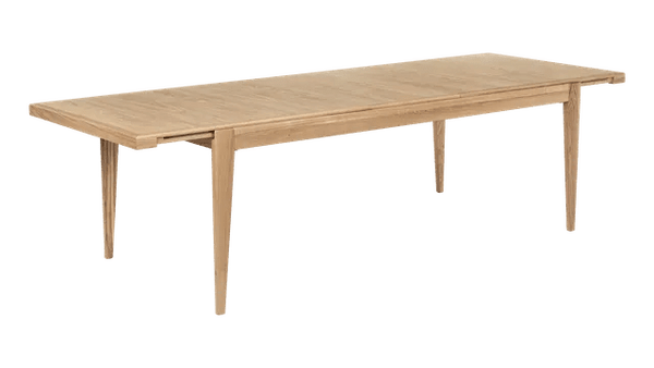 S-Table Dining Table - Rectangular Extendable - Gubi Tables - Oak Matt Lacquered - Oak Matt Lacquered - HORNE