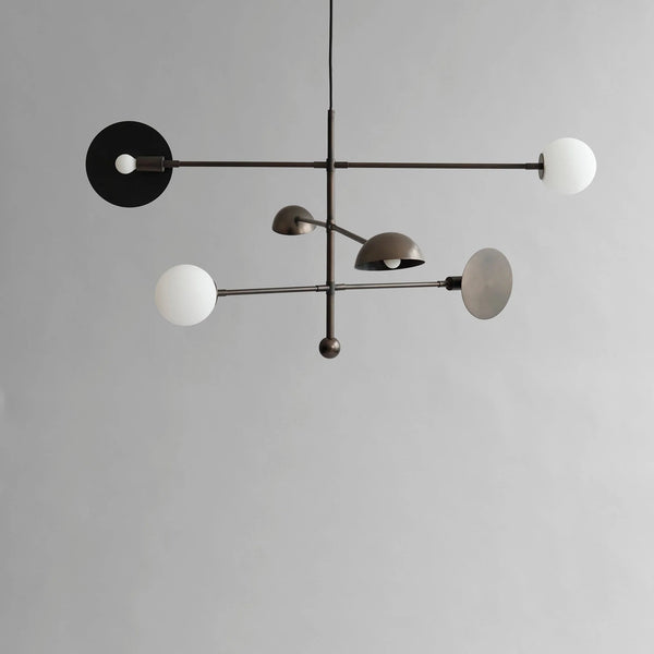 Sahn Chandelier - 101 Copenhagen Lighting - Bronze - HORNE