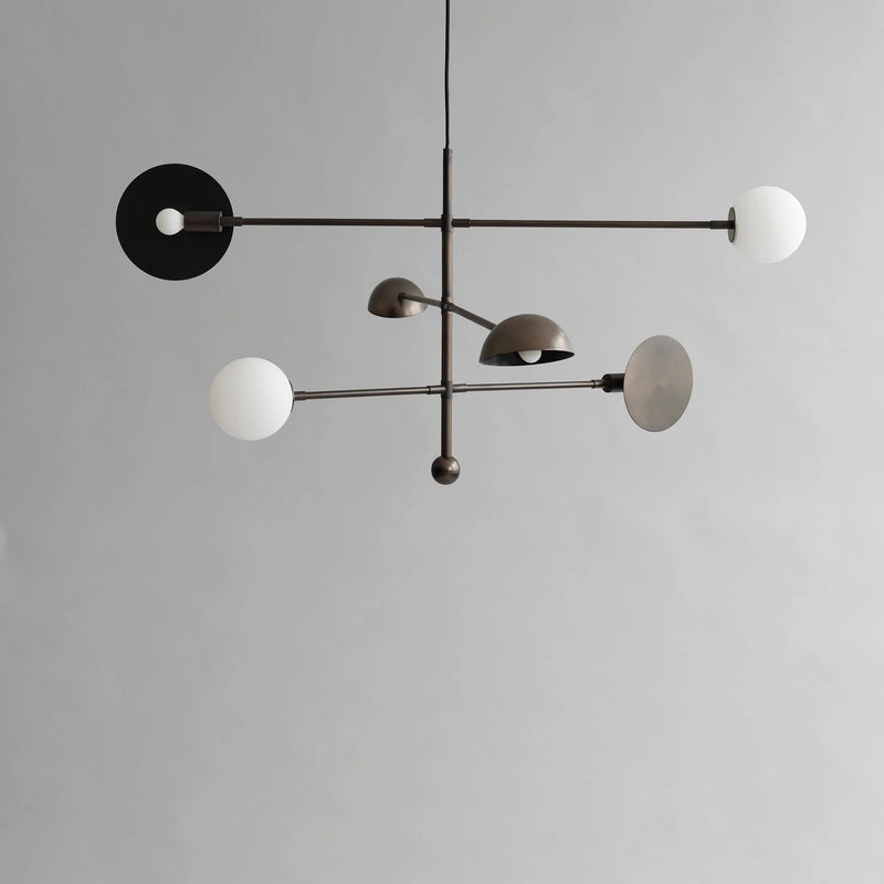 Sahn Chandelier - 101 Copenhagen Lighting - Bronze - HORNE