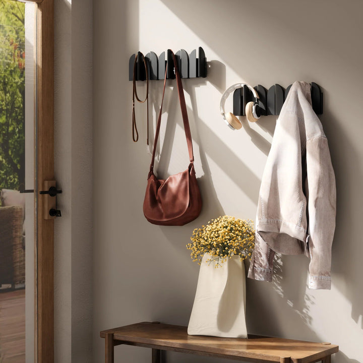 Saloon Wall Hook - Umbra Hooks, Racks & Coat Stands - Black - HORNE