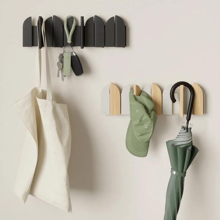 Saloon Wall Hook - Umbra Hooks, Racks & Coat Stands - Black - HORNE