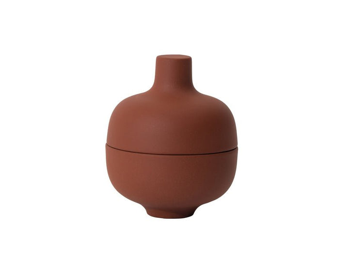 Sand Secret Bowl W Lid - Design House Stockholm Serveware - Red clay - Small - HORNE
