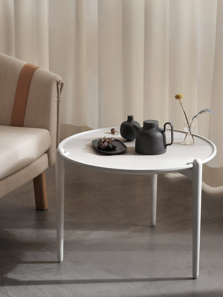 Sand Secret Oval Plate - Design House Stockholm Serveware - Black clay - HORNE
