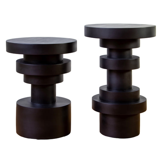 Sass Side Table - One of Each - Souda Tables + Desks - Black - HORNE