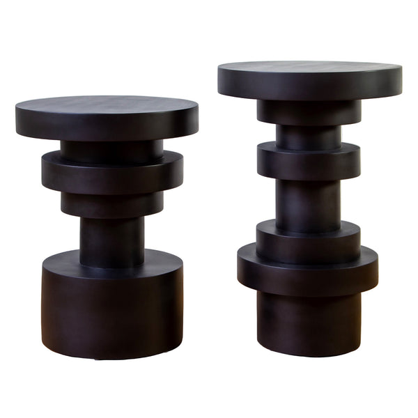 Sass Side Table - One of Each - Souda Tables + Desks - Black - HORNE