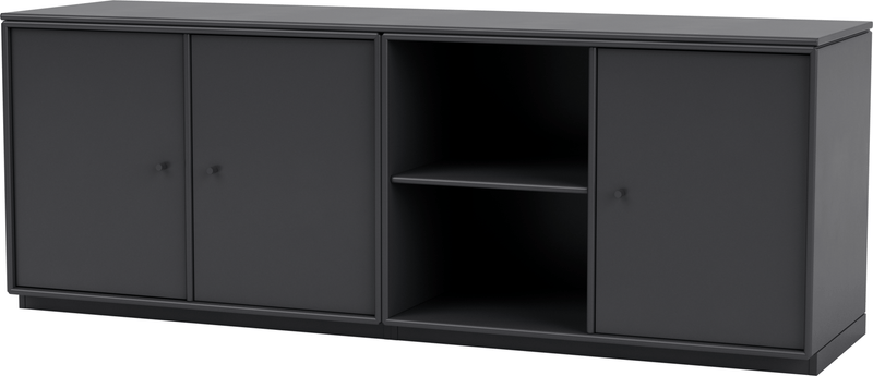 Save Lowboard - With Plinth Base - Montana - Shelving - Anthracite - 1.2