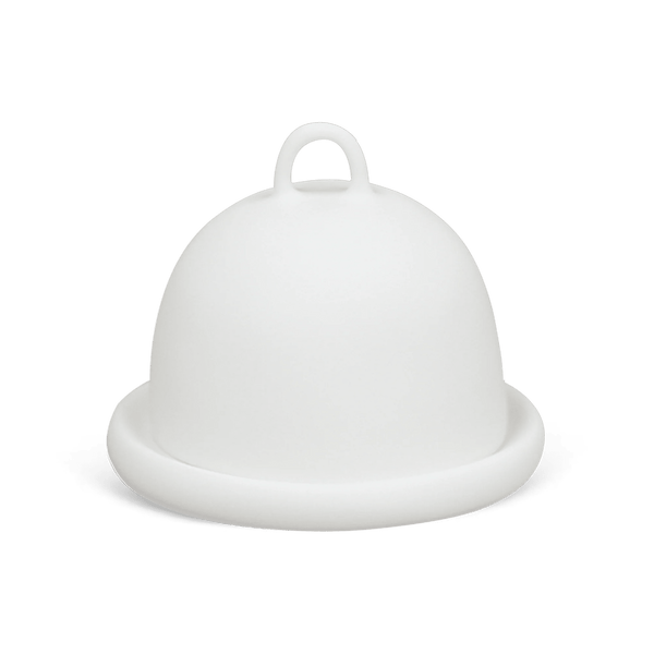 Sculpt Butter Dish - Tina Frey Serveware - White - HORNE