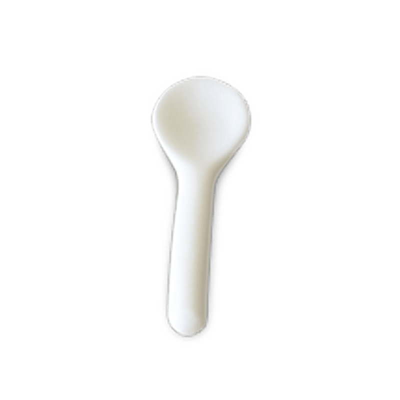 Sculpt Caviar Spoon - Tina Frey Serveware - White - HORNE
