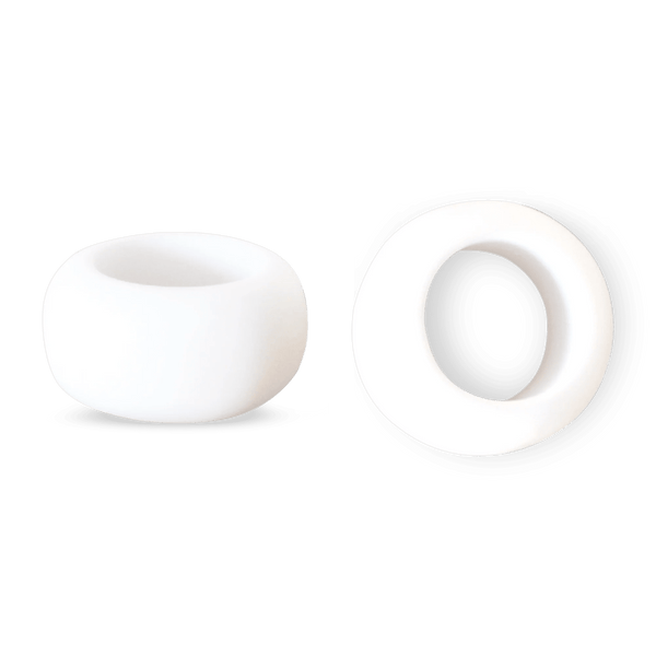 Sculpt Circle Napkin Ring - Tina Frey Serveware - White - HORNE