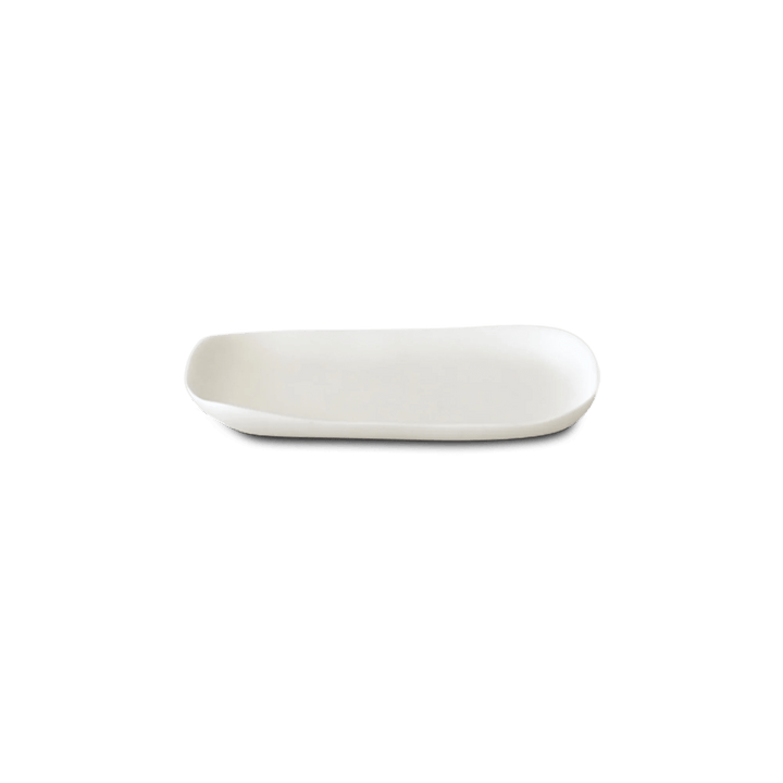 Sculpt Rectangular Plate - Tina Frey Serveware - White - HORNE