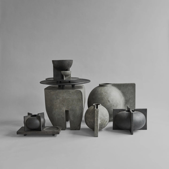Sculpt Stool - 101 Copenhagen Stools + Benches + Ottomans - Grey Concrete - HORNE