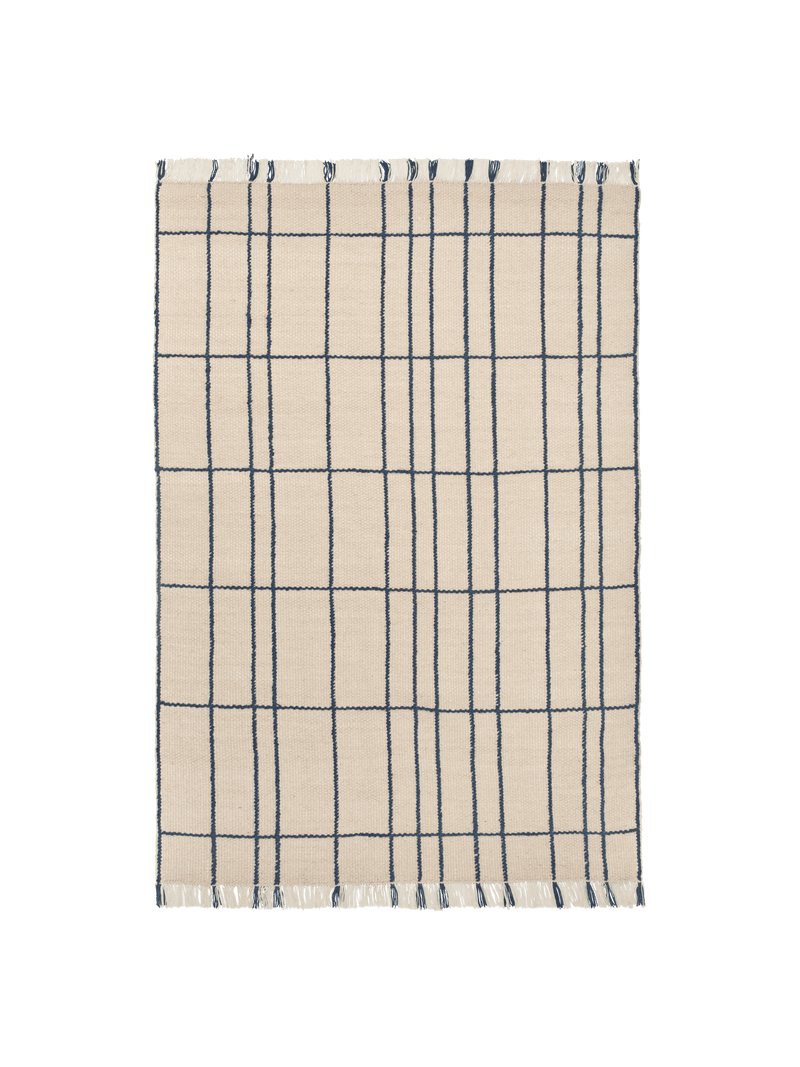 Sen Rug - 170 x 240 - Ferm Living Rugs - Parchment/Chestnut - HORNE