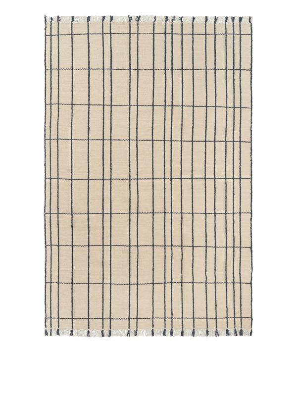 Sen Rug - 200 x 300 - Ferm Living Rugs - Parchment/Indigo - HORNE