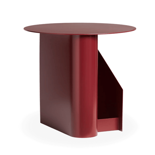 Sentrum Side Table - Woud Outdoor Furniture - Deep red - HORNE