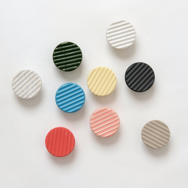 Sequence coat hook - Fluted - Misewell modern furniture - Black - HORNE