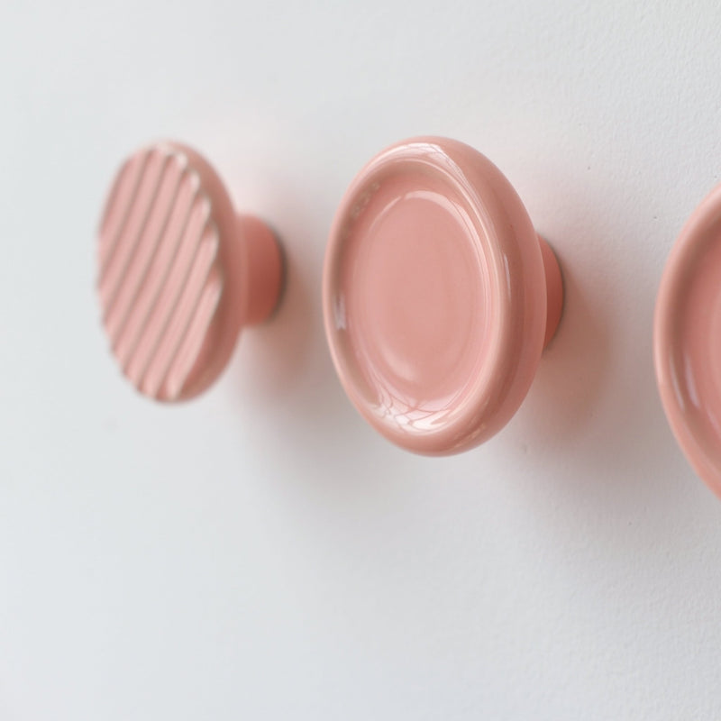 Sequence coat hook - Revolve - Misewell modern furniture - Pink Glossy - HORNE