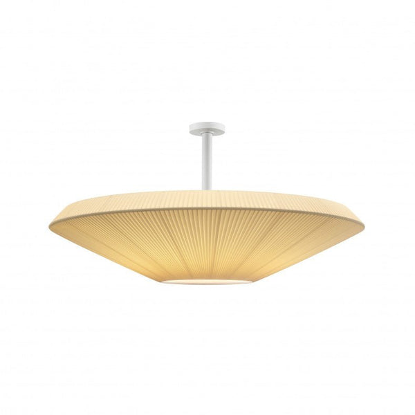 Siam 120 Ceiling Light - Bover Ceiling Lights - Cream Ribbon - Size 1: 14.17" Overall Drop - HORNE