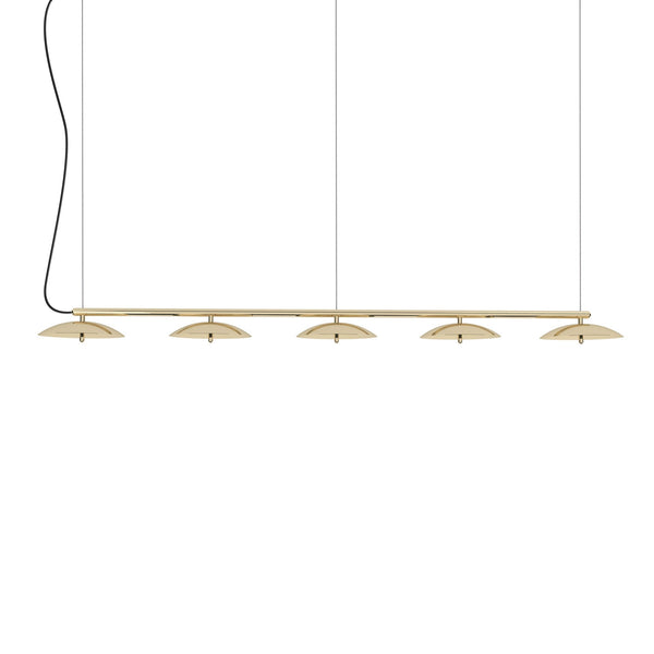Signal Linear Pendant - 93in - Souda Pendants - Brass - HORNE