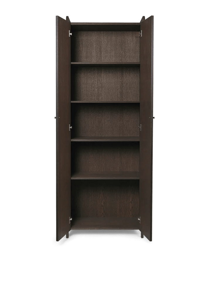 Sill Cupboard - Tall/Deep - Ferm Living Storage + Organization - Dark Stained Oak - HORNE