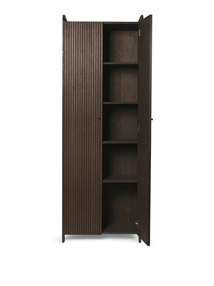 Sill Cupboard - Tall/Deep - Ferm Living Storage + Organization - Dark Stained Oak - HORNE