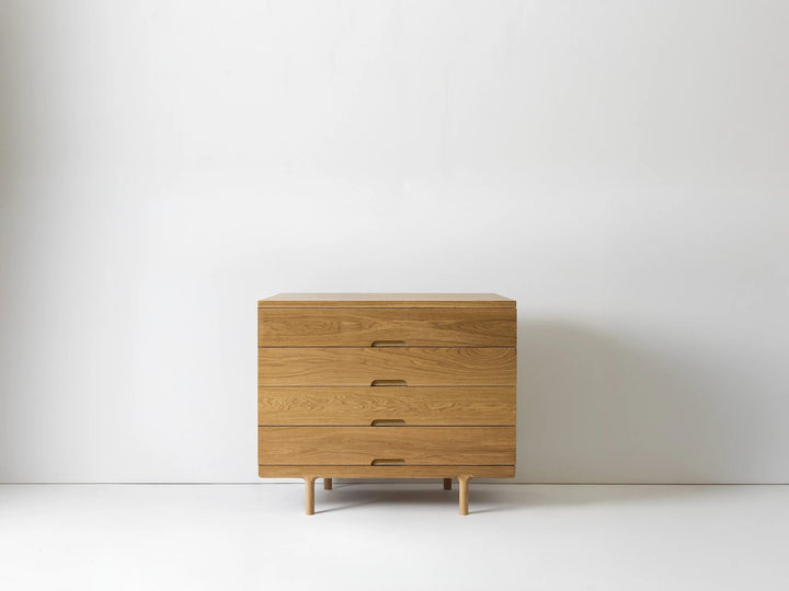 Simple 4 - Drawer Dresser - Kalon Studios Dressers - Ash - HORNE