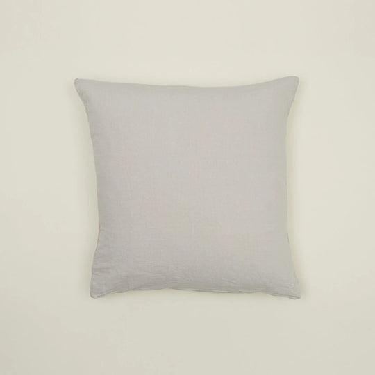 Simple Linen Pillows - Hawkins New York Throw Pillows - 22" x 22" - Light Grey - HORNE