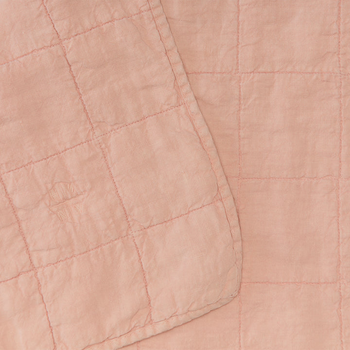 Simple Linen Quilt - Hawkins New York Bedding + Pillows - Blush - Queen - HORNE