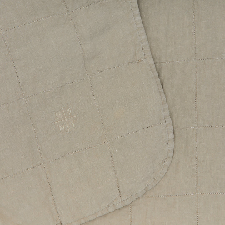 Simple Linen Quilt - Hawkins New York Bedding + Pillows - Flax - Queen - HORNE
