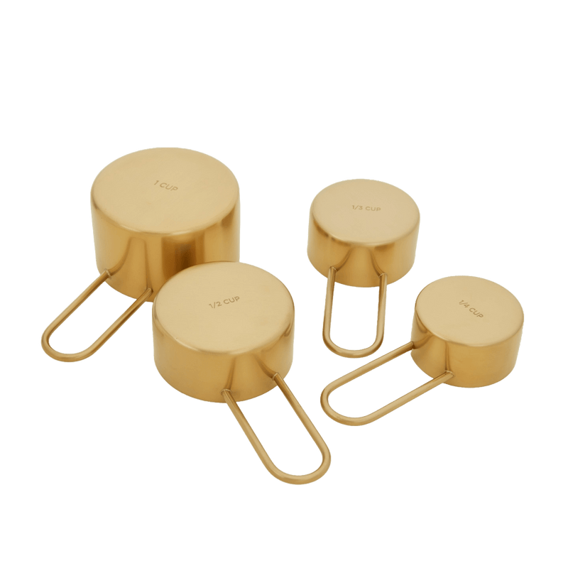 Simple Measuring Cups - Hawkins New York - Kitchen Tools - Brass - HORNE