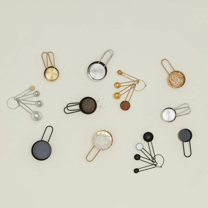 Simple Measuring Spoons - Hawkins New York - Kitchen Tools - Black - HORNE