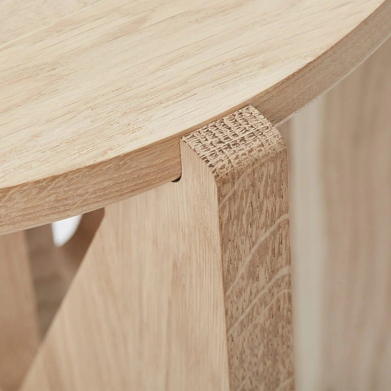 Simple Side Table - Kristina Dam Tables + Desks - Warm Lacquered Oak - HORNE
