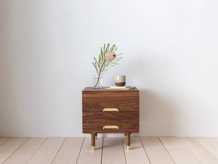 Simple Side Table - Walnut - Kalon Studios Bedside Tables - HORNE