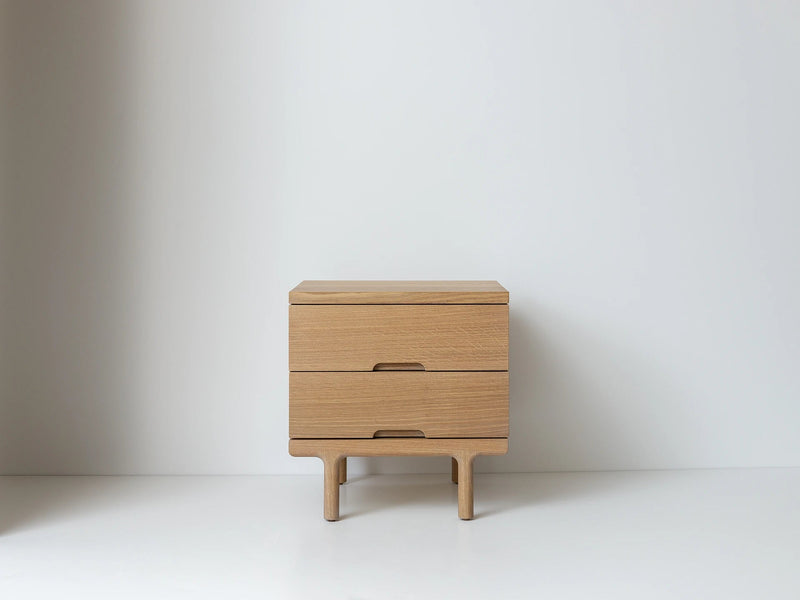 Simple Side Table - White Oak - Kalon Studios Bedside Tables - HORNE