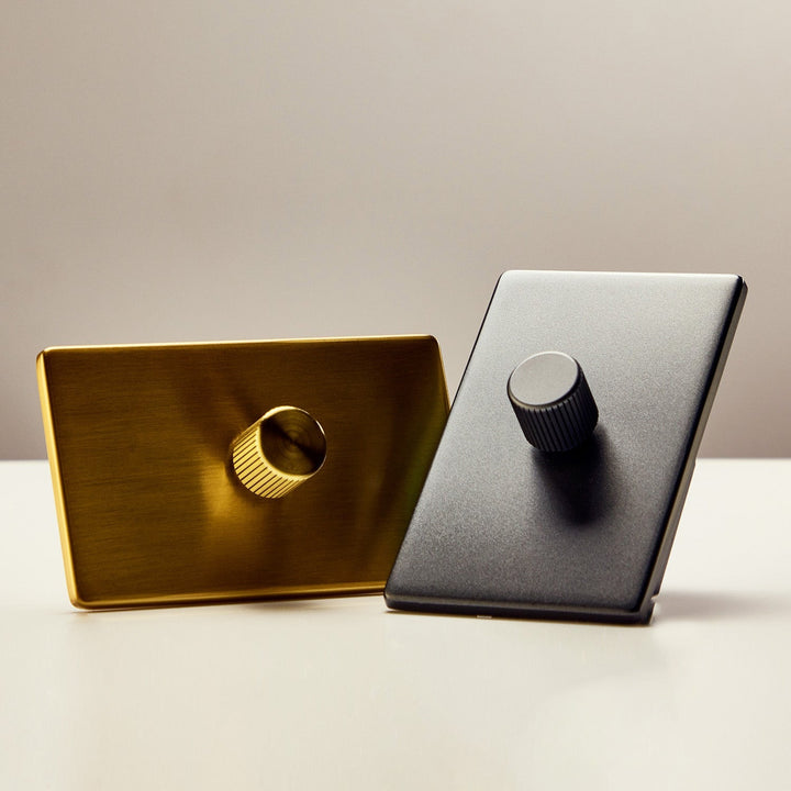Single Rotary Wall Dimmer - Tala Accessories - Brass - HORNE