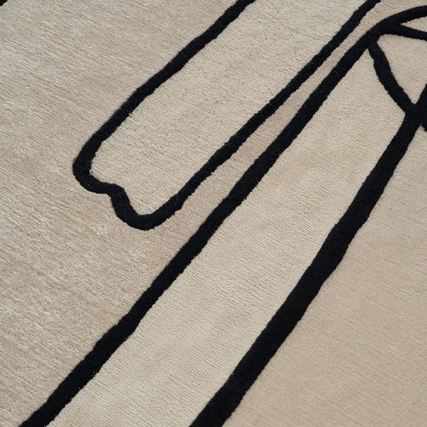 Slanted Self Rug - Linie Design Rugs - HORNE
