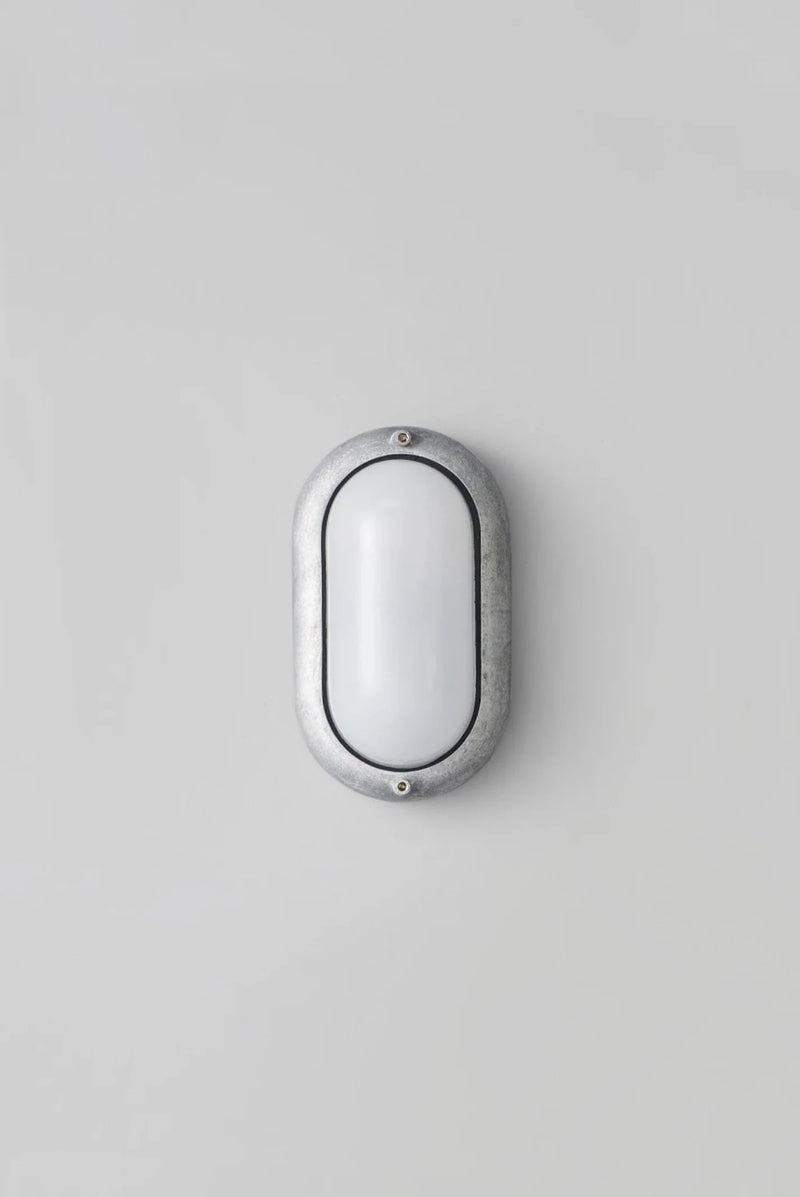 Small Exterior Oval Bulkhead - 8124 - Davey Lighting Outdoor Lights - Aluminium - HORNE