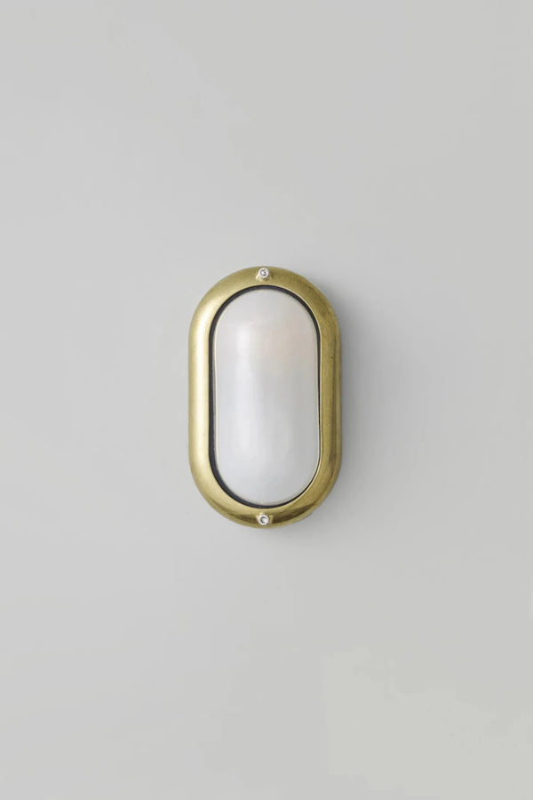 Small Exterior Oval Bulkhead - 8124 - Davey Lighting Outdoor Lights - Aluminium - HORNE