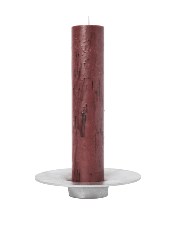 Soothe Block Candle Holder - Ferm Living Candle Holders - Aluminium - HORNE